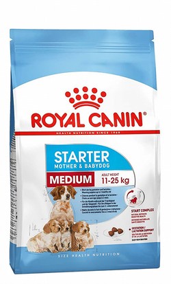 Royal Canin Starter Dry Food for Medium Breed Mother & Baby Dogs (11-25kg)