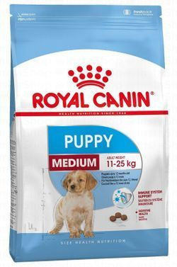 Royal Canin Dry Food for Medium Breed Puppies (Up to 12 Months & 11-25kg)