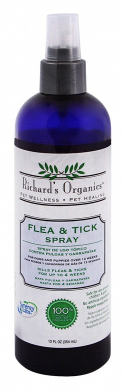 Richard's Organics Flea & Tick Spray for Dogs