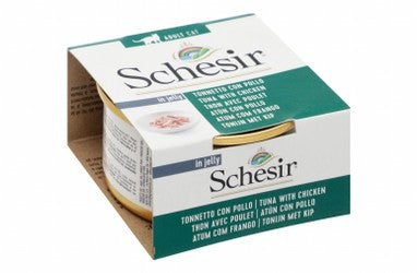 Schesir Nature Wet Food with Tuna & Chicken in Jelly for Adult Cats