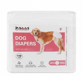 Saas Small Diapers for Female Dogs