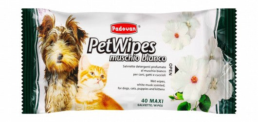 Padovan Pet Wipes White Musk Scent