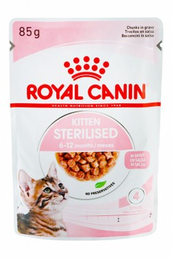 Royal Canin Wet Food in Gravy for Sterilized Kittens (6-12 Months)