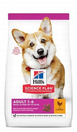 Hill's Science Plan Dry Food with Chicken for Small & Miniature Breeds Adult Dogs (1-6 years)
