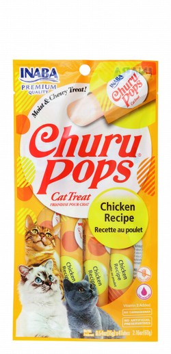 Inaba Churu Pops Cat Treats with Chicken