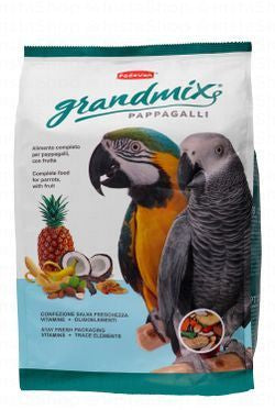 Padovan Grandmix Bird Food with Fruits for Large Parrots