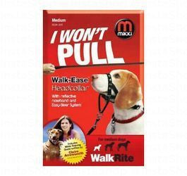 Mikki I Won't Pull Head Collar with Reflective Noseband & Easy-Steer System for Medium Dogs