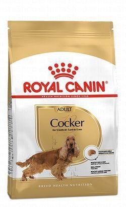 Royal Canin Dry Dog Food for Adult Cockers (12+ Months)