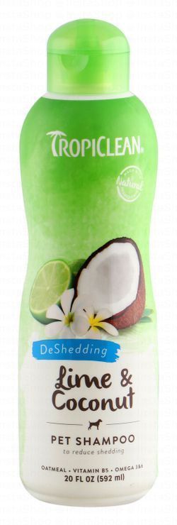Tropiclean Deshedding Pet Shampoo with Lime & Coconut