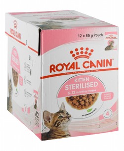 Royal Canin Wet Food in Gravy for Sterilized Kittens (6-12 Months)