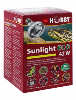 Hobby Sunlight Eco 42W Warm White Halogen Lamp for Terrariums (220-240V)