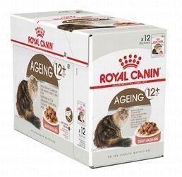 Royal Canin Ageing Support Wet Food Slices in Gravy for Senior Cats (12+ Years)