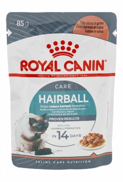 Royal Canin Hairball Care Wet Food in Gravy for Adult Cats (1+ Years)