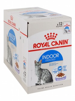 Royal Canin Wet Food Morsels in Jelly for Indoor Sterilized Adult Cats