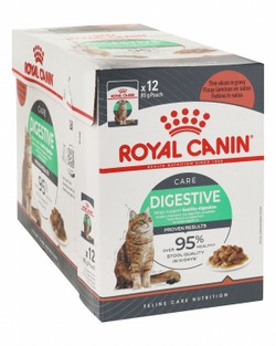 Royal Canin Digestive Care Wet Food in Gravy for Sensitive Adult Cats (1+ Years)