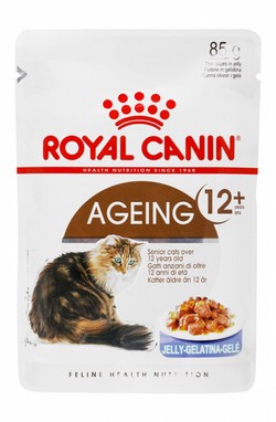Royal Canin Ageing Support Wet Food in Jelly for Senior Cats (12+ Years)