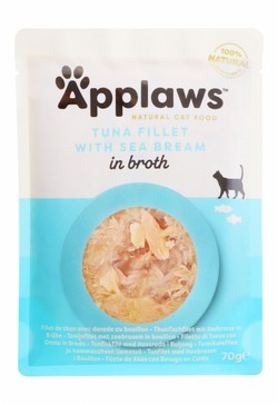 Applaws Natural Wet Cat Food with Tuna Fillet & Seabream