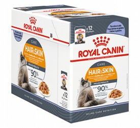 Royal Canin Hair & Skin Care Wet Food Slices in Jelly for Adult Cats (1+ Years)