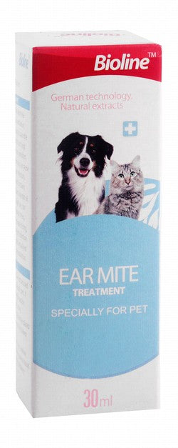 Bioline Pet Ear Mite Treatment Solution