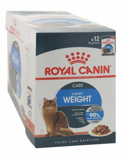 Royal Canin Ultra Light Weight Wet Food Slices in Gravy for Adult Cats (1+ Years)