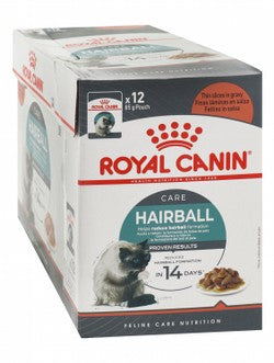 Royal Canin Hairball Care Wet Food in Gravy for Adult Cats (1+ Years)