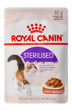 Royal Canin Wet Food in Gravy for Sterilized Adult Cats (1+ Years)