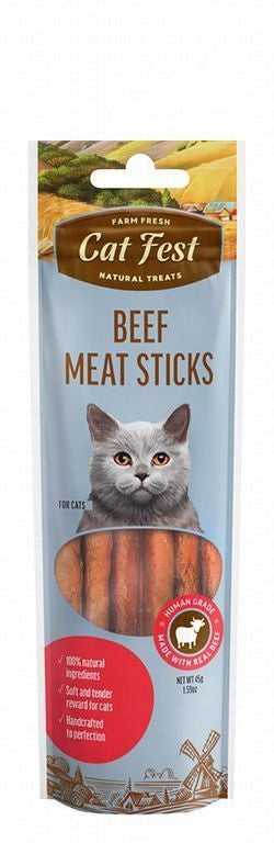Cat Fest Beef Meat Stick Cat Treats