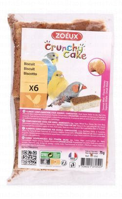 Zolux Crunchy Cake Biscuit for Birds (6 Pieces)