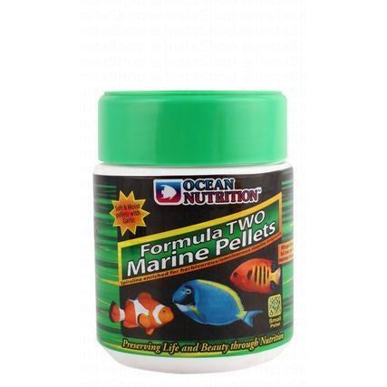 Ocean Nutrition Formula Two Small Pellet Fish Food for Herbivorous & Omnivorous Marine Tropical Fish