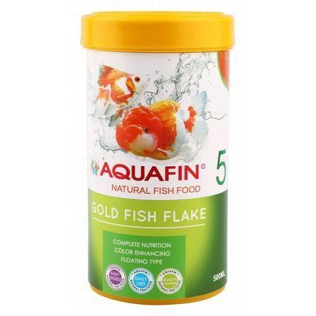 Aquafin 5 Floating & Color Enhancing Flake Food for Goldfish
