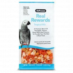 Zupreem Real Rewards Tropical Mix Treats for Large Birds