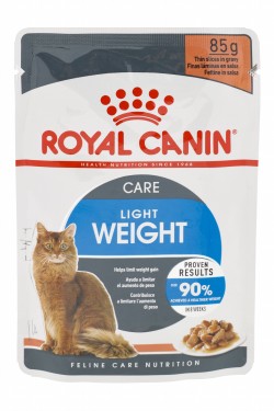 Royal Canin Light Weight Wet Food Slices in Gravy for Adult Cats (1+ Years)