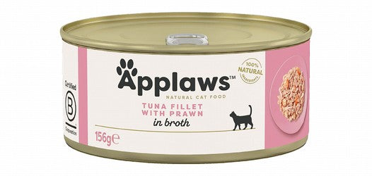Applaws Natural Wet Cat Food with Tuna Fillet & Prawns