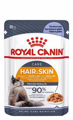 Royal Canin Hair & Skin Care Wet Food Slices in Jelly for Adult Cats (1+ Years)