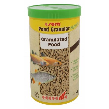 Sera Granulated Food for Pond Fish - dye free, preservatives free