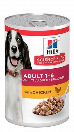 Hill's Science Plan Wet Food with Chicken for Adult Dogs (1-6 Years)