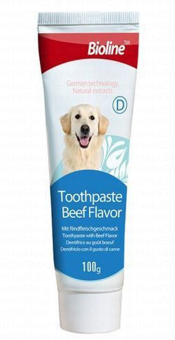 Bioline Dog Toothpaste Beef Flavor