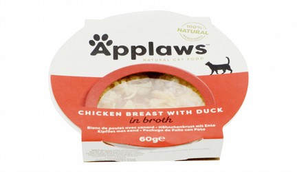 Applaws Natural Wet Cat Food with Chicken Breast & Duck in Broth