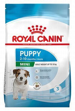 Royal Canin Dry Food for Mini Breed Puppies (2-10 Months & Up to 10kg)