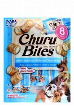 Inaba Churu Bites Dog Treats with Chicken & Cheese