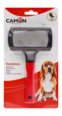 Camon Black & Red Dog Slicker Brush