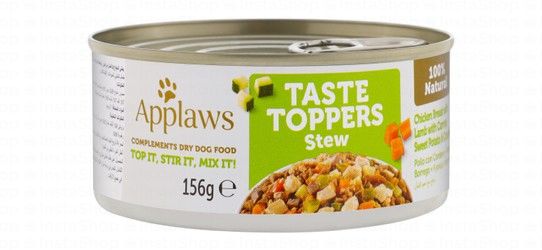 Applaws Taste Toppers Wet Dog Food with Chicken Breast, Lamb Stew & Vegetables