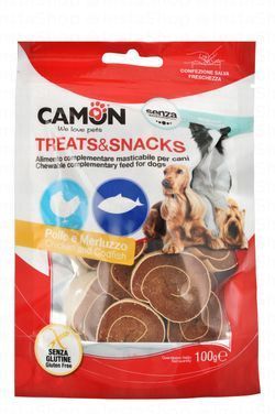 Camon Coin Dog Treats with Chicken & Codfish