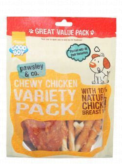 Good Boy Pawsley & Co. Chewy Dog Treats with Chicken