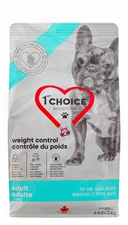 1st Choice Weight Control Dry Food for Toy & Small Breed Adult Dogs (1+ Years)