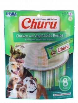 Inaba Churu Creamy Chicken & Vegetable Dog Treats