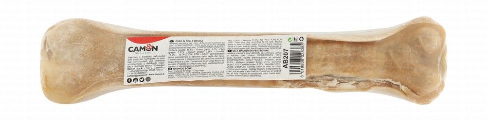 Camon 30cm Rawhide Bone Dog Chew Treat