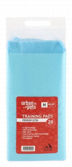 The Urban Pet Medium Blue Dog Training Pads (60x60cm)