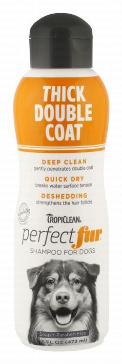 Tropiclean Perfect Fur Thick Double Coat Dog Shampoo