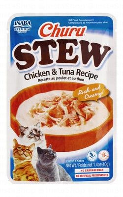 Inaba Churu Chicken & Tuna Cat Treat in Stew